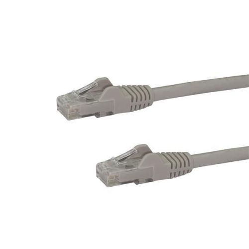 StarTech.com 1m Grey Snagless Cat6 UTP Patch Cable Network Cables 8STN6PATC1MGR
