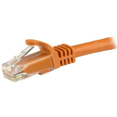 StarTech.com 1m Orange Snagless Cat6 UTP Patch Cable Network Cables 8STN6PATC1MOR