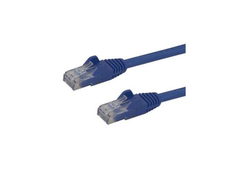 StarTech.com 10m CAT6 Ethernet Cable - Blue CAT 6 Gigabit Ethernet Wire -650MHz 100W PoE RJ45 UTP Snagless with Strain Relief