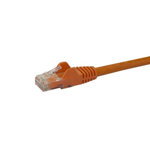StarTech.com 2m Orange Snagless Cat6 UTP Patch Cable Network Cables 8STN6PATC2MOR
