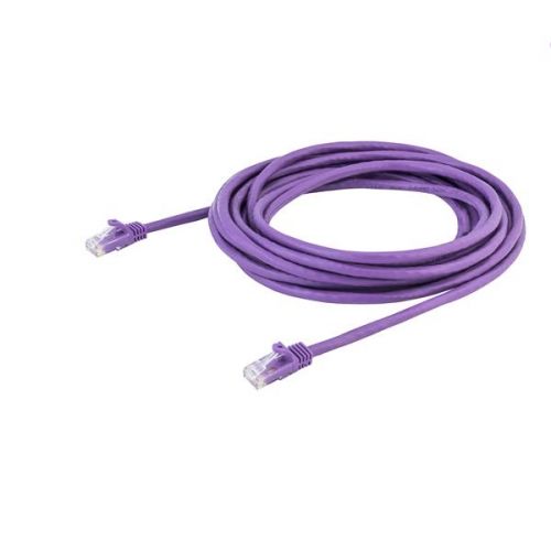 StarTech.com 5m Purple Snagless Cat6 Patch Cable Network Cables 8STN6PATC5MPL