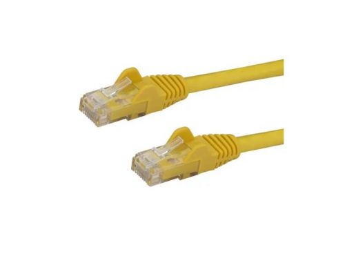 StarTech.com 0.5m Yellow Snagless Cat6 Patch Cable Network Cables 8STN6PATC50CMYL