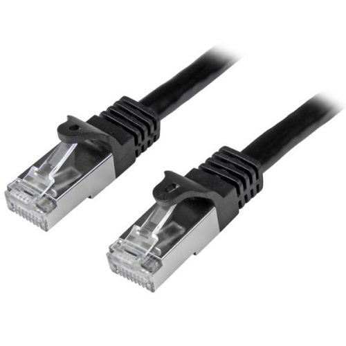 StarTech.com 2m Black Cat6 SFTP Patch Cable Network Cables 8STN6SPAT2MBK