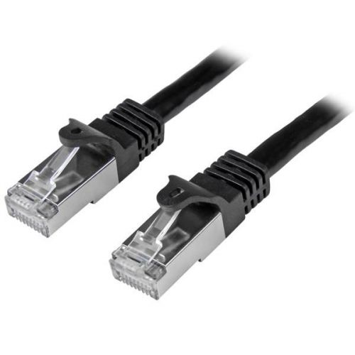 StarTech.com 3m Black Cat6 Patch Cable Shielded SFTP Network Cables 8STN6SPAT3MBK