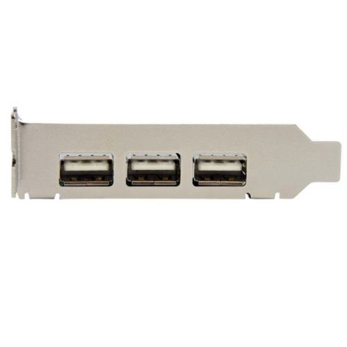 StarTech.com 4 Port PCIE Low Profile USB 2.0 Card PCI Cards 8STPEXUSB4DP