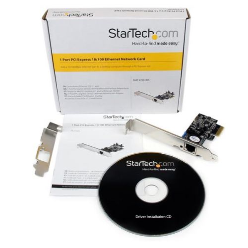 StarTech.com 1 Port PCIE 10 100 Ethernet Network Card 8STPEX100S