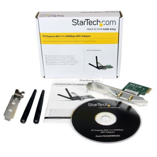 Startech PCIe Wireless N Adapter 802.11ng 2T2R