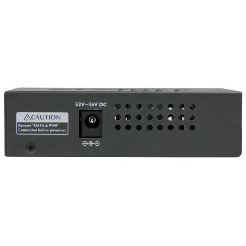 Deliver power and data to four Power over Ethernet devices using this wall-mountable PoE+ midspan hub.This Gigabit midspan PoE+ injector is a cost-effective alternative to upgrading your existing network switch to a PoE-capable model.It supplies up to 30 Watts output to each port, so you can easily power and access up to four high-power PoE-compliant devices — such as IP cameras — using standard Ethernet cable.More power, with less cost and hassle.This versatile midspan PoE+ injector is suited for almost all PoE device classes, including wireless access points, as well as IP phones and cameras. The high-power PoE+ injector offers 120W total power distribution and delivers full power — up to 30.8W — from each port. Now, you can easily scale and power your PoE+ devices across long distances, even in remote locations where a typical power outlet is unavailable.Plus, the cost-effective Power over Ethernet+ injector lets you connect your PoE-powered devices (PDs) to a non-PoE-capable switch, avoiding the expense and aggravation of upgrading your existing switch to a PoE-enabled model.Easy to set up in mixed environments.This injector is the perfect solution for a variety of environments. It features a wall-mountable rugged metal casing, but is palm-sized making it perfect for desktop placement too.With plug-and-play operation, you can enjoy fast and hassle-free setup without disrupting your workflow.Convenient, protected connections.Not sure which class your PoE devices are? The Gigabit midspan PoE+ injector automatically detects the power requirements of your PoE PDs, and delivers the appropriate level of power without damaging your devices.With integrated circuit protection between each port, your devices are also protected from power interference.The POEINJ4G is backed by a StarTech.com 2-year warranty and free lifetime technical support.