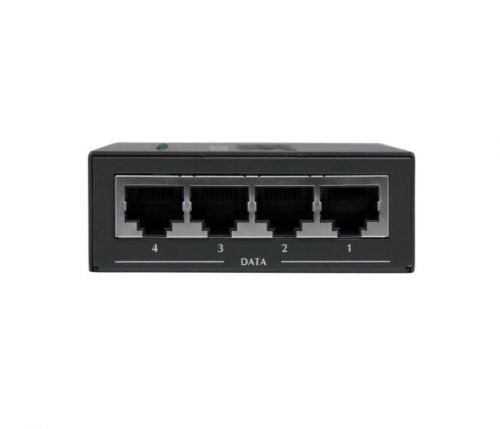 Deliver power and data to four Power over Ethernet devices using this wall-mountable PoE+ midspan hub.This Gigabit midspan PoE+ injector is a cost-effective alternative to upgrading your existing network switch to a PoE-capable model.It supplies up to 30 Watts output to each port, so you can easily power and access up to four high-power PoE-compliant devices — such as IP cameras — using standard Ethernet cable.More power, with less cost and hassle.This versatile midspan PoE+ injector is suited for almost all PoE device classes, including wireless access points, as well as IP phones and cameras. The high-power PoE+ injector offers 120W total power distribution and delivers full power — up to 30.8W — from each port. Now, you can easily scale and power your PoE+ devices across long distances, even in remote locations where a typical power outlet is unavailable.Plus, the cost-effective Power over Ethernet+ injector lets you connect your PoE-powered devices (PDs) to a non-PoE-capable switch, avoiding the expense and aggravation of upgrading your existing switch to a PoE-enabled model.Easy to set up in mixed environments.This injector is the perfect solution for a variety of environments. It features a wall-mountable rugged metal casing, but is palm-sized making it perfect for desktop placement too.With plug-and-play operation, you can enjoy fast and hassle-free setup without disrupting your workflow.Convenient, protected connections.Not sure which class your PoE devices are? The Gigabit midspan PoE+ injector automatically detects the power requirements of your PoE PDs, and delivers the appropriate level of power without damaging your devices.With integrated circuit protection between each port, your devices are also protected from power interference.The POEINJ4G is backed by a StarTech.com 2-year warranty and free lifetime technical support.