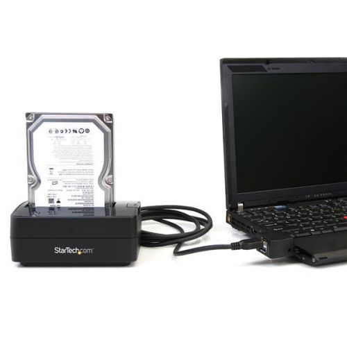 StarTech.com USB3 to SATA HD Dock for 2.5in 3.5in HDD Hard Disks 8STSATDOCKU3S