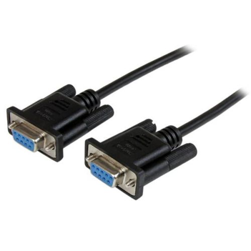 StarTech.com 1m DB9 RS232 Serial Null Modem Cable FF