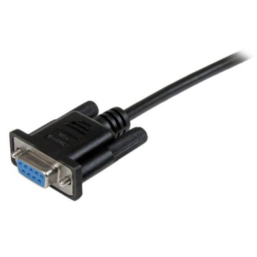 StarTech.com 1m DB9 RS232 Serial Null Modem Cable FF