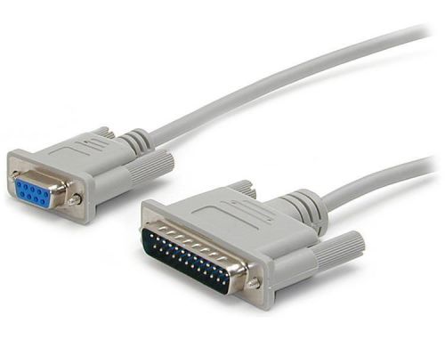 Startech 3m DB9 to DB25 Null Modem Cable FM