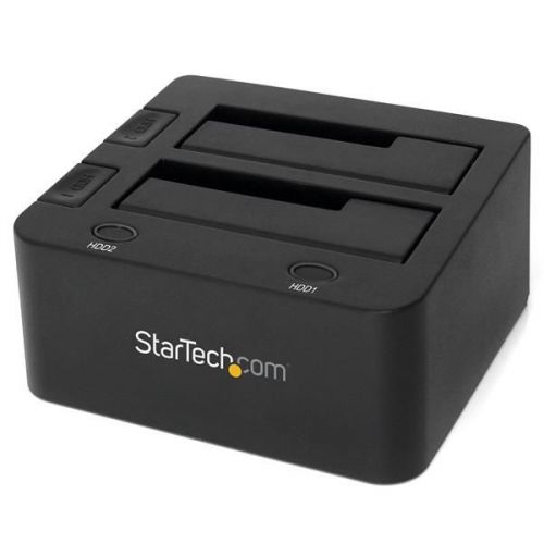 Startech.com Dual Bay USB 3.0 to SATA Hard Drive Docking Station External 2.5/3.5in SATA