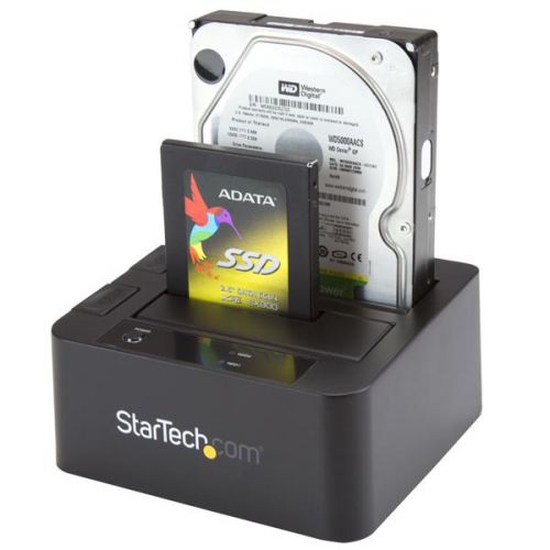 StarTech.com USB 3.0 eSATA Dual Hard Drive Dock UASP Hard Disks 8STSDOCK2U33EB