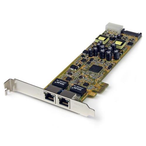 StarTech.com 2 Port Gbit Ethernet PCIe Network Card 8STST2000PEXPSE