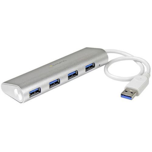 StarTech.com 4 Port USB3 Hub with Built in Cable 8STST43004UA