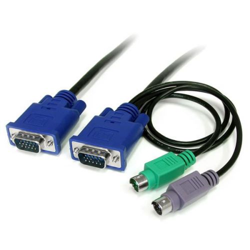 StarTech.com 6ft 3in1 Ultra Thin PS2 KVM Cable