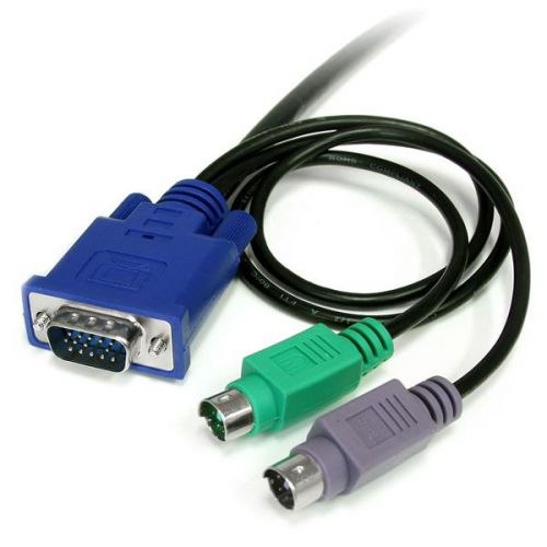 StarTech.com 6ft 3in1 Ultra Thin PS2 KVM Cable