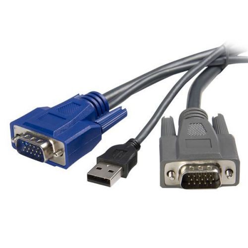 StarTech.com 10ft Ultra Thin USB VGA 2in1 KVM Cable
