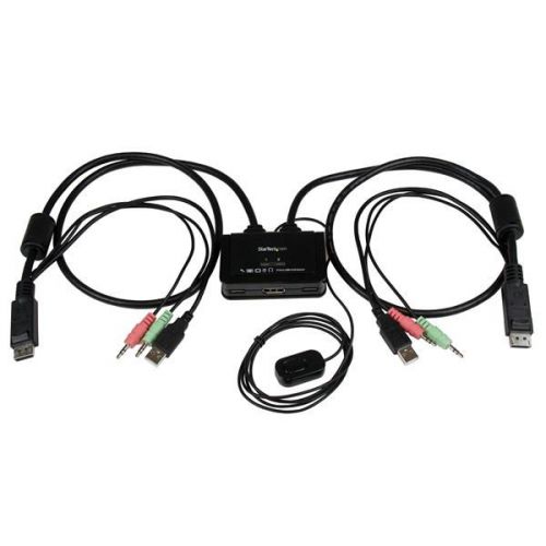 Startech 2 Port USB DisplayPort Cable KVM Switch