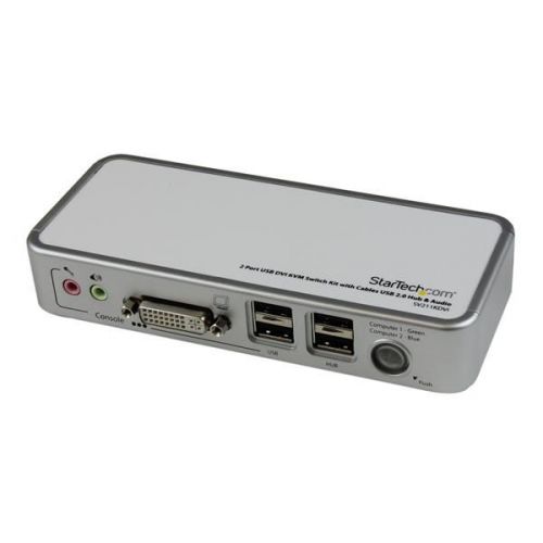 Startech 2 Port USB DVI KVM with Audio and Cables