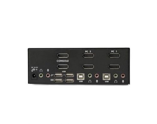 StarTech.com 2 Port DP Dual Monitor KVM 4K