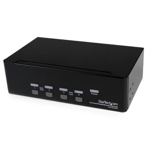 StarTech.com 4 Port Dual DVI USB KVM Switch
