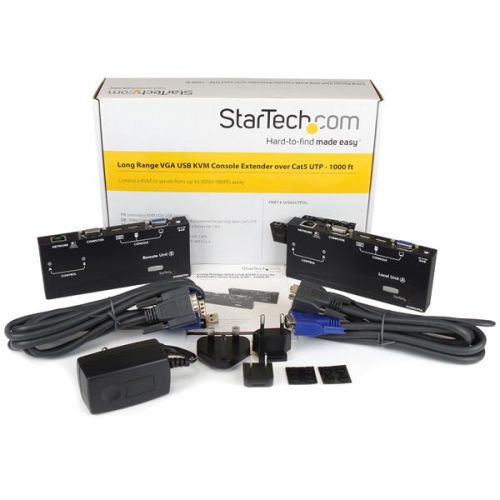 StarTech.com 1000ft USB VGA KVM Cat5 UTP Extender