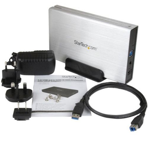StarTech.com 3.5in USB 3.0 External SATA III HDD Enclosure