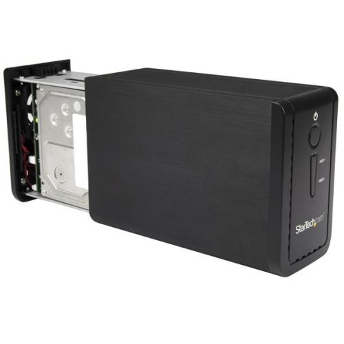 StarTech.com USB 3.1 2 Bay 3.5in HDD Enclosure RAID Drive Enclosures 8STS352BU313R
