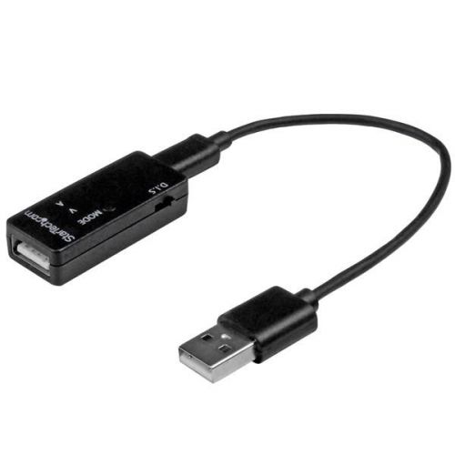 StarTech.com USB Voltage and Current Tester Kit External Computer Cables 8STUSBAUBSCHM