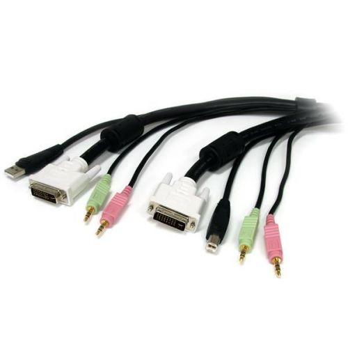 StarTech.com 6ft 4in1 USB DVI KVM Cable