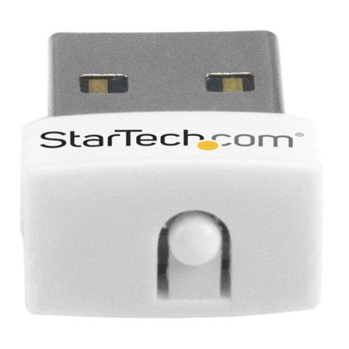 StarTech.com USB 802.11n 1T1R USB WiFi Adapter White Network Routers 8STUSB150WN1X1W