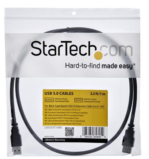 StarTech.com 1m SuperSpeed USB3.0 External A to A Cable MF