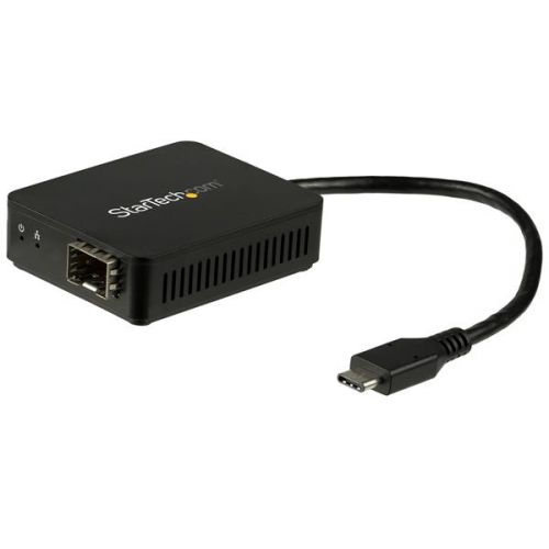 StarTech.com Fibre Optic Converter USB C Open SFP