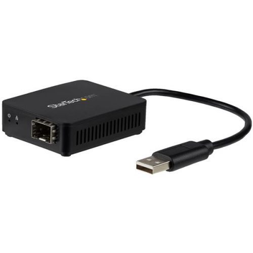 StarTech.com Fibre Optic Converter USB 2.0 Open SFP Network Cables 8STUS100A20SFP