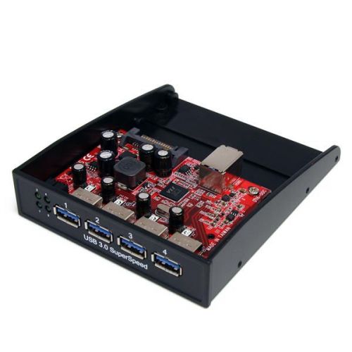 StarTech.com USB3 Front Panel 4 Port Hub 3.5in 5.25in