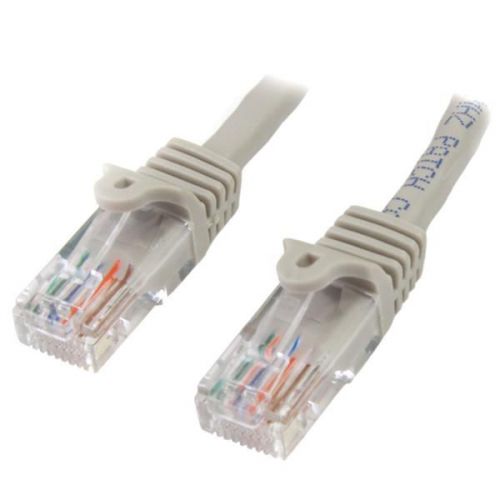 Startech 3m Cat5e Grey Snagless RJ45 UTP Patch