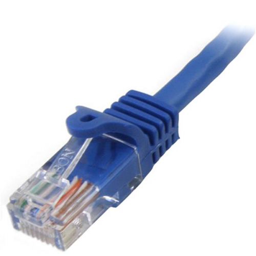 StarTech.com 10m Blue Snagless Cat5e Patch Cable Network Cables 8ST45PAT10MBL