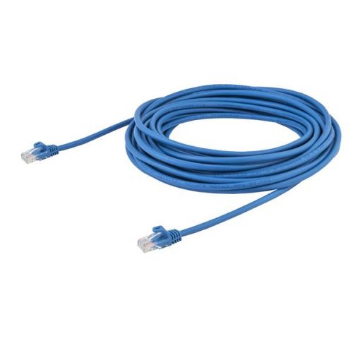 8ST45PAT10MBL | Make Fast Ethernet network connections using this high quality Cat5e Cable, with Power-over-Ethernet capability.Our wide selection of Cat 5e patch cables makes it easy to find the lengths and colours that you need to complete your network connections.Our Ethernet cables are:Durable. All of our patch cables are constructed to the highest industry standards, to ensure high-quality installs.Dependable. You can rely on our Cat 5e cables to deliver the stability and speed that you need for reliable network performance.Backed by a lifetime warranty. All of our network cables are guaranteed to last as long as you need them.