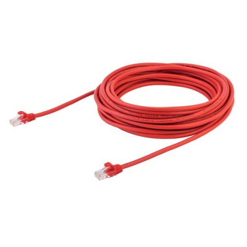 StarTech.com 10m Red Snagless Cat5e Patch Cable Network Cables 8ST45PAT10MRD