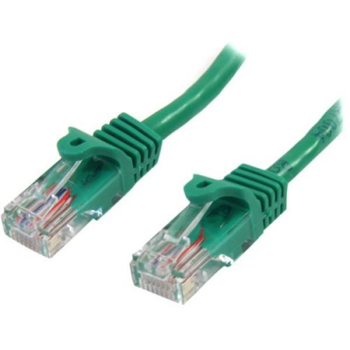 StarTech.com 2m Green Snagless Cat5e Patch Cable Network Cables 8ST45PAT2MGN