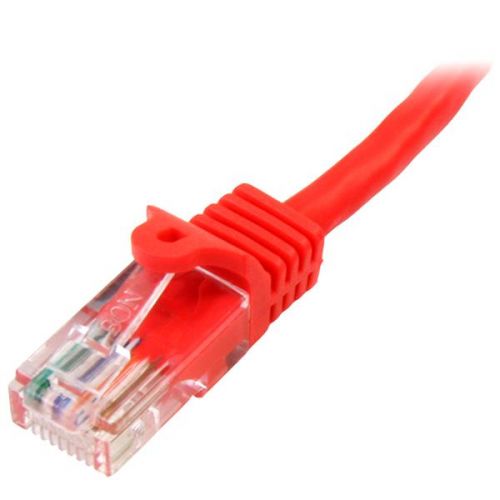 StarTech.com 2m Red Cat5e Patch Cable with Snagless RJ45 Connectors Network Cables 8ST10041550