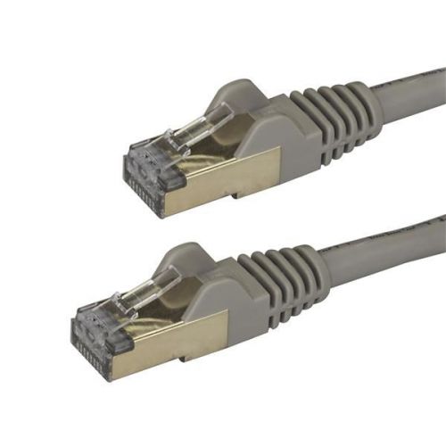 StarTech.com 2m Grey Cat6a Ethernet STP Cable