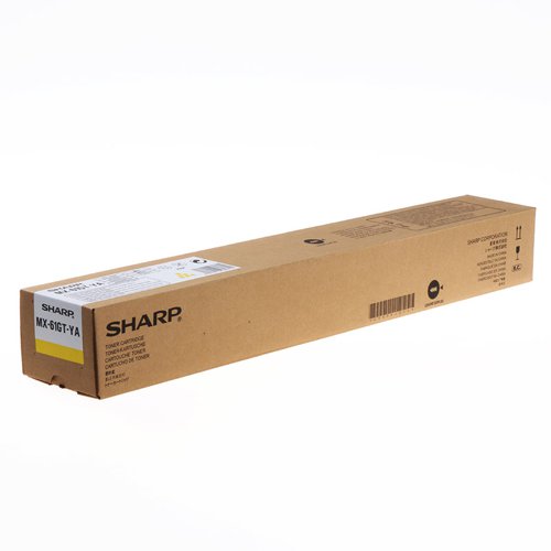 SHMX61GTYA - Sharp High Capacity Yellow Toner Cartridge 24k pages - MX61GTYA