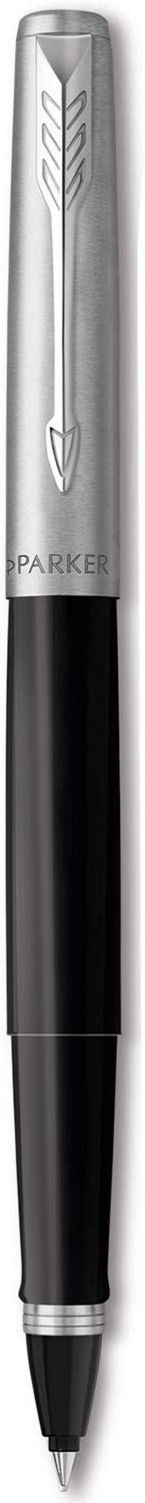 Parker Jotter Rollerball Pen Black/Stainless Steel Barrel Black Ink