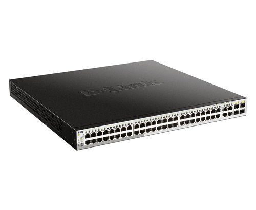 8DLDGS121052MP | The D-Link DGS-1210 Series Smart Managed Switches are the latest generation of switches to provide increased Power over Ethernet (PoE) output, a range of physical interface types, multiple management interfaces, and advanced Layer 2 features. With all of these features combined, the DGS-1210 Series provides a cost-efficient and flexible solution for expanding any business network.The DGS-1210 Series switches support 8, 24, or 48 10/100/1000BASE-T ports. Each switch also supports an additional 2 or 4 Gigabit SFP ports for optical connections using multimode or single-mode SFP transceivers.