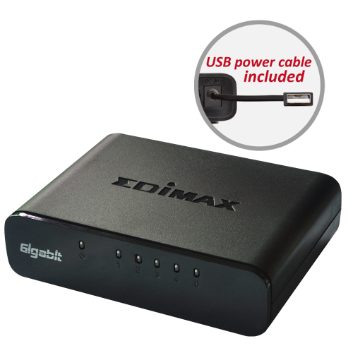 5 Port Gigabit Ethernet Desktop Switch