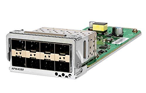 8NEAPM408F1 | The NETGEAR M4300-96X is a 2RU modular switch that comes either empty or pre-populated with 48 SFP+ ports and supporting up to 96-port 10GBASE-T copper (RJ-45) with first 48 ports capable of PoE+, 96-port 10GBASE-X fibre (SFP+), 24-port 40GBASE-X fibre (QSFP+), or a combination. The M4300 family provides world-class services for server and storage interconnect, mid-enterprise edge and SMB core. SDVoE-Ready, M4300 switches streamline AV-over-IP deployments with Zero Touch multicast. Layer 3 feature set includes static, policy-based and dynamic routing as standard. 